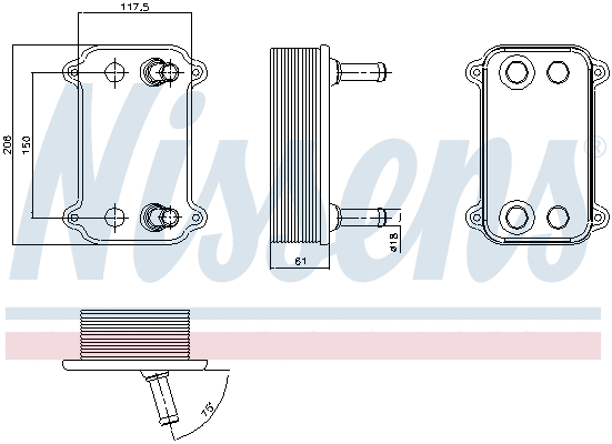 Oil Cooler, engine oil
