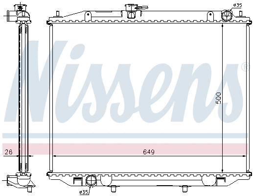 Radiator, engine cooling