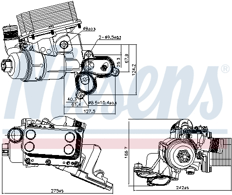 Oil Cooler, engine oil