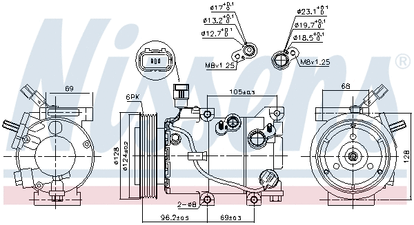 Compressor, air conditioning