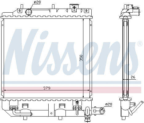 Radiator, engine cooling