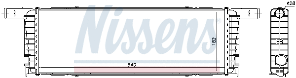 Radiator, engine cooling (606434)