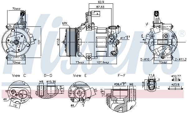 Compressor, air conditioning (891034)
