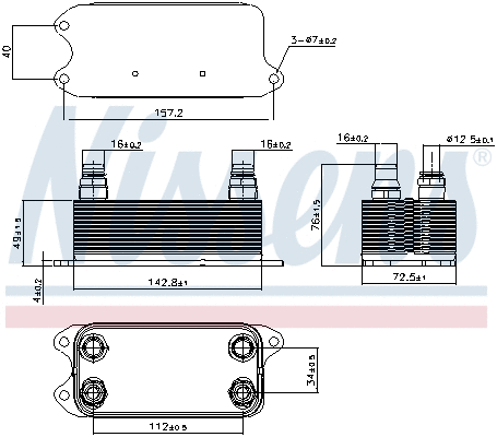 Oil Cooler, automatic transmission