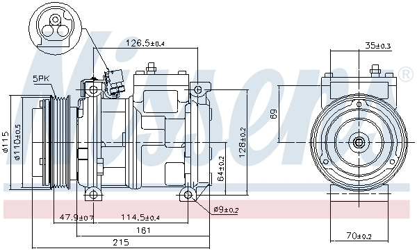 Compressor, air conditioning