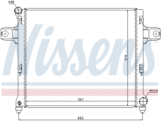 Radiator, engine cooling