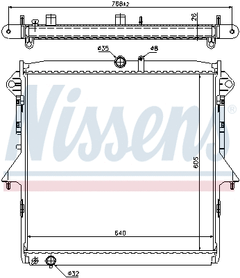 Radiator, engine cooling