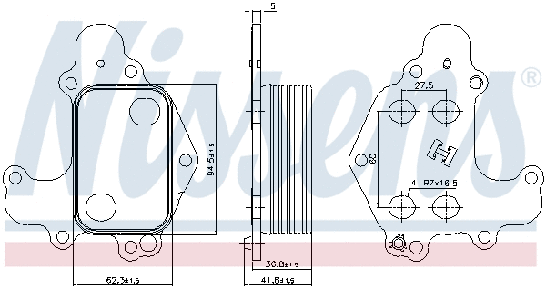 Oil Cooler, engine oil
