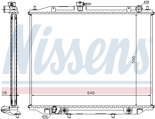 Radiator, engine cooling