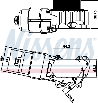 Oil Cooler, engine oil