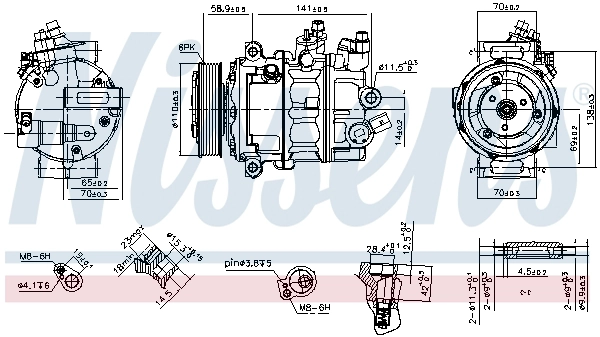 Compressor, air conditioning (890608)