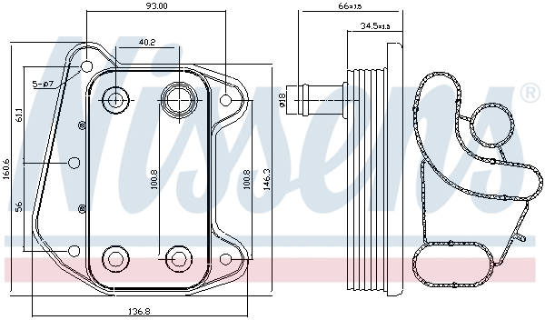Oil Cooler, engine oil