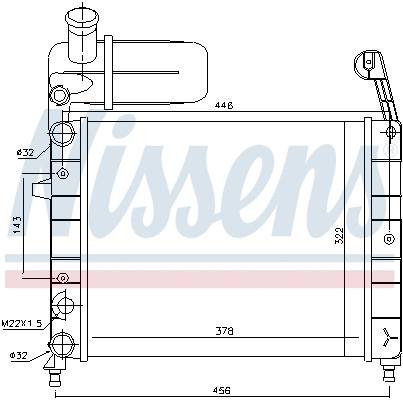 Radiator, engine cooling