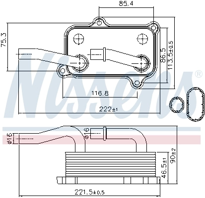 Oil Cooler, engine oil