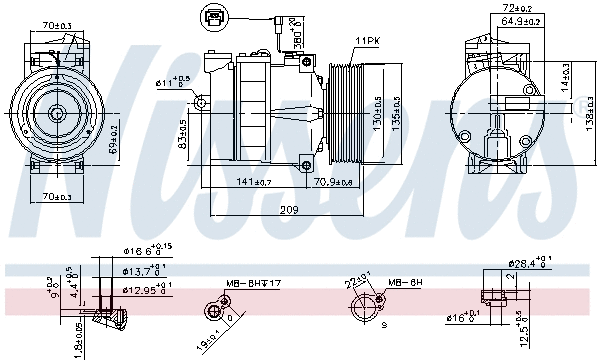Compressor, air conditioning