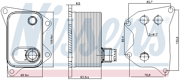 Oil Cooler, engine oil