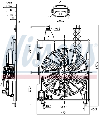 Fan, engine cooling