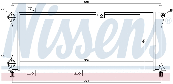 Radiator, engine cooling (696330)