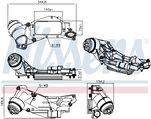 Oil Cooler, engine oil