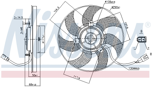 Fan, engine cooling
