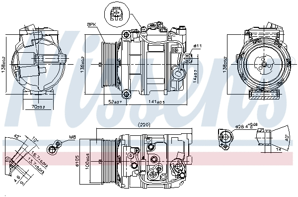 Compressor, air conditioning
