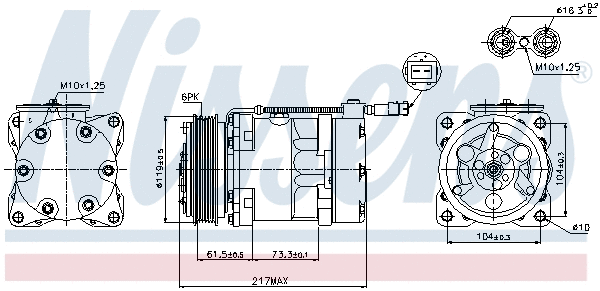 Compressor, air conditioning