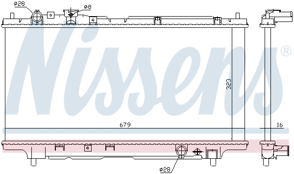 Radiator, engine cooling