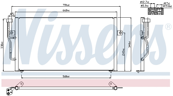 Condenser, air conditioning
