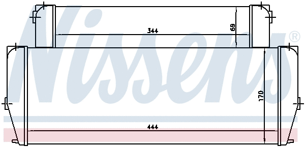 Oil Cooler, engine oil (90587)