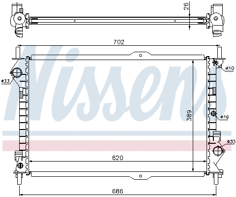 Radiator, engine cooling