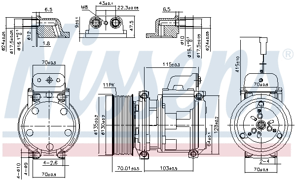 Compressor, air conditioning (890331)