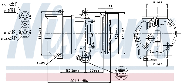 Compressor, air conditioning