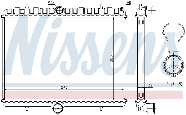 Radiator, engine cooling