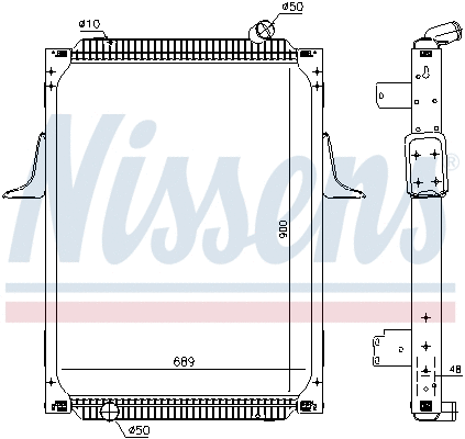 Radiator, engine cooling (637892)