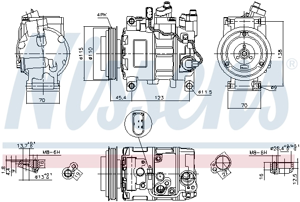 Compressor, air conditioning