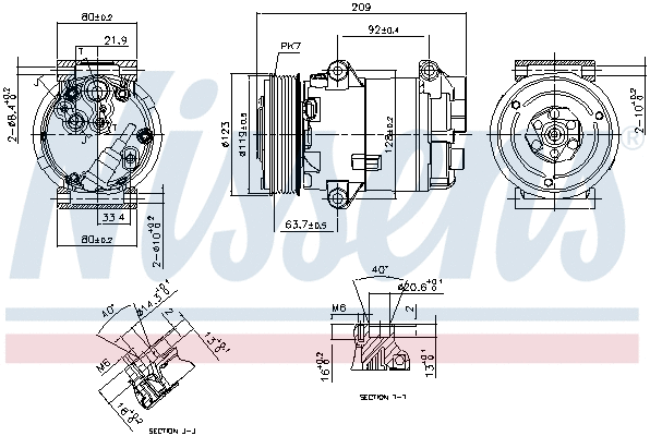 Compressor, air conditioning