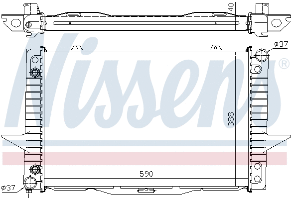 Radiator, engine cooling
