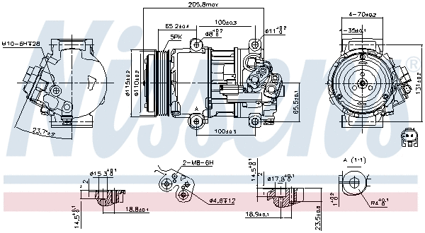 Compressor, air conditioning