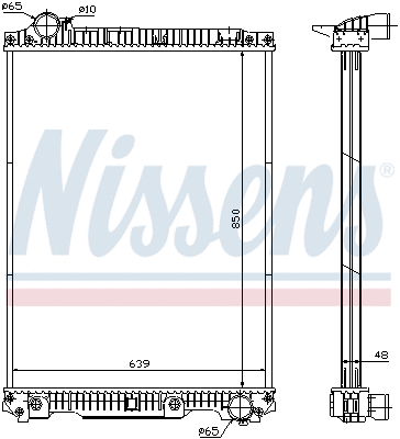 Radiator, engine cooling (626570)