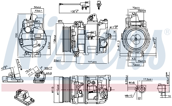 Compressor, air conditioning