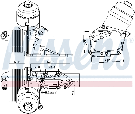 Oil Cooler, engine oil