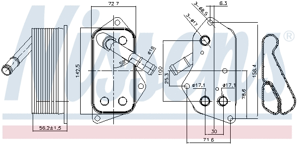 Oil Cooler, engine oil