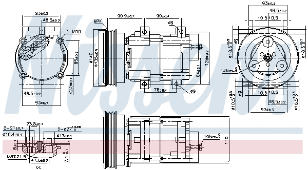 Compressor, air conditioning