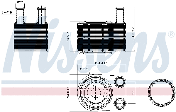 Oil Cooler, engine oil