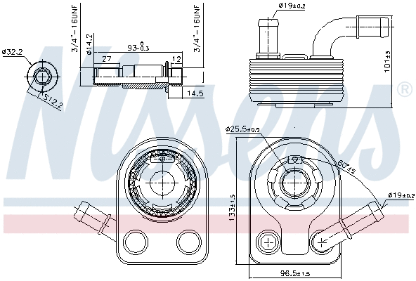 Oil Cooler, engine oil