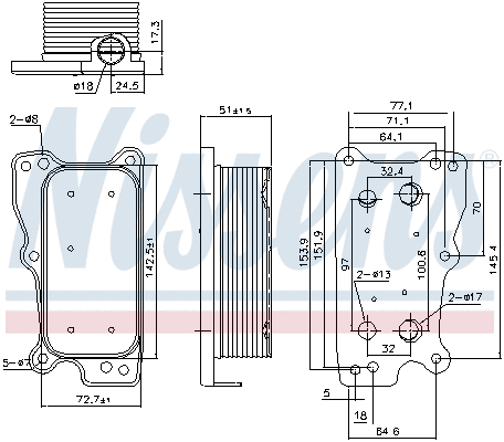 Oil Cooler, engine oil