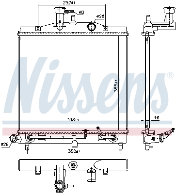 Radiator, engine cooling
