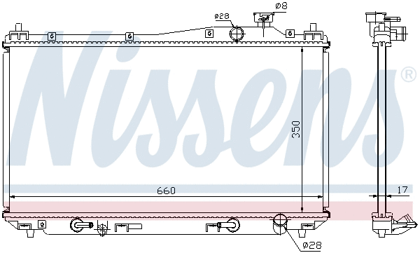 Radiator, engine cooling