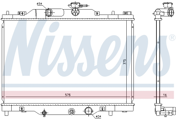 Radiator, engine cooling