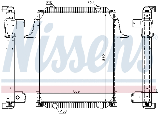 Radiator, engine cooling (67257)